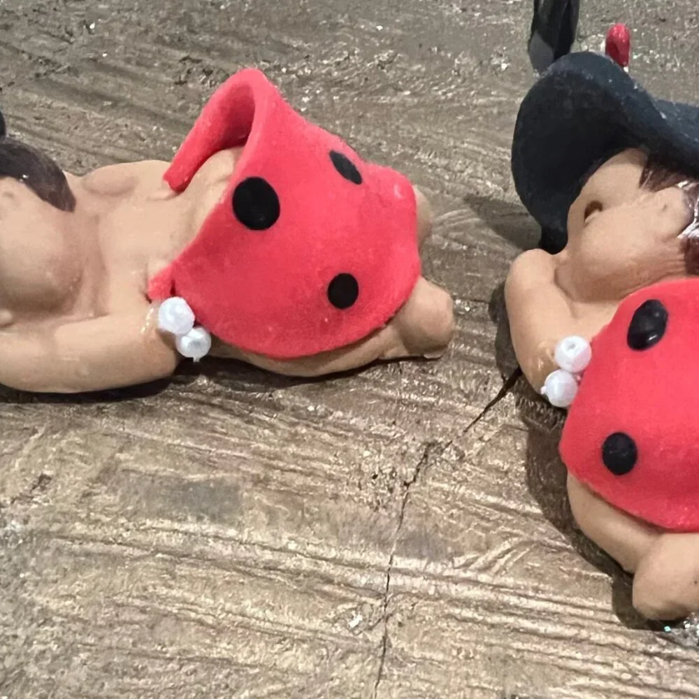 Ladybug Babies Party Favor Decoration Baby Shower Accents 6 Count